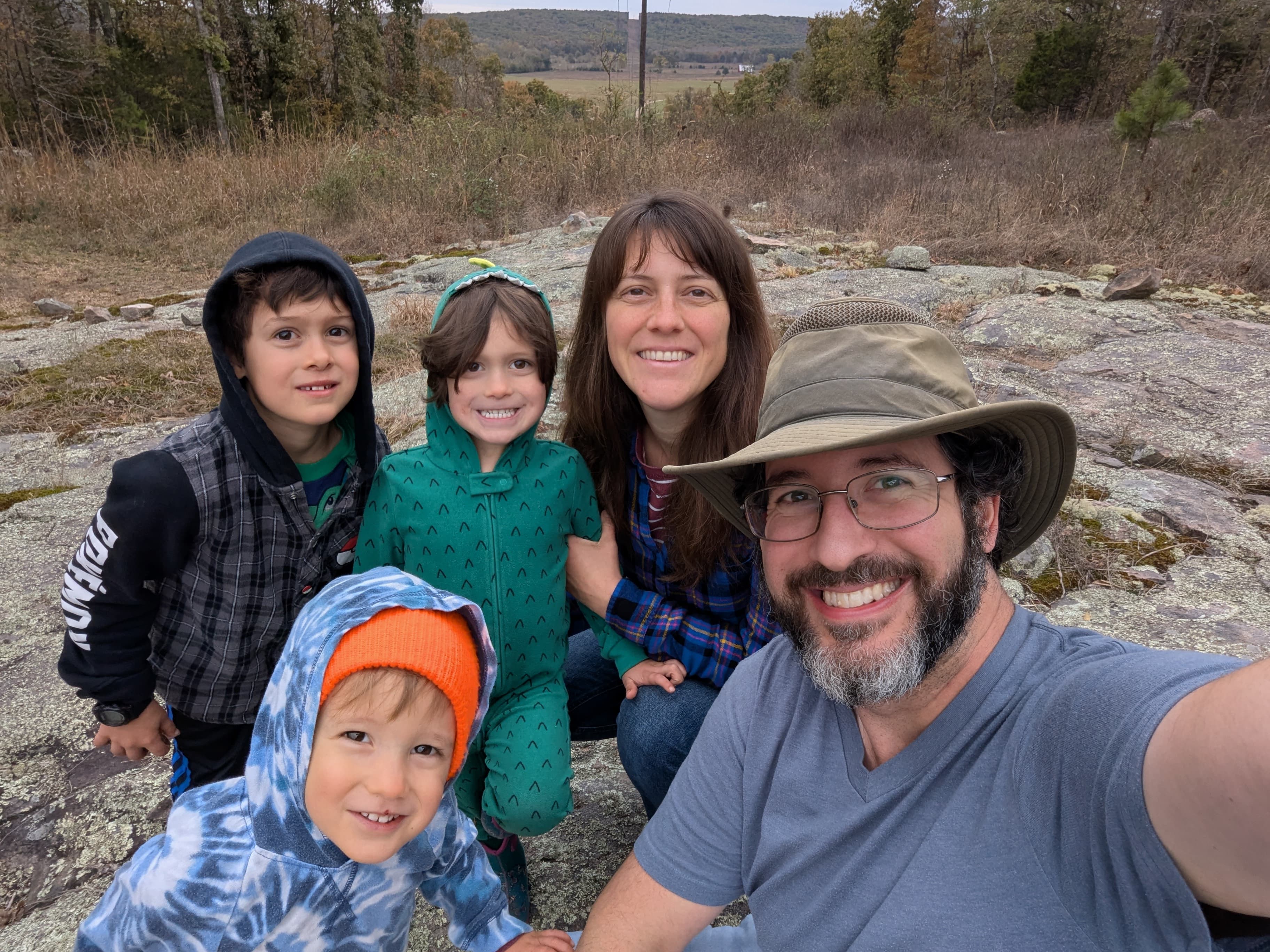 Matthew Stublefield with family